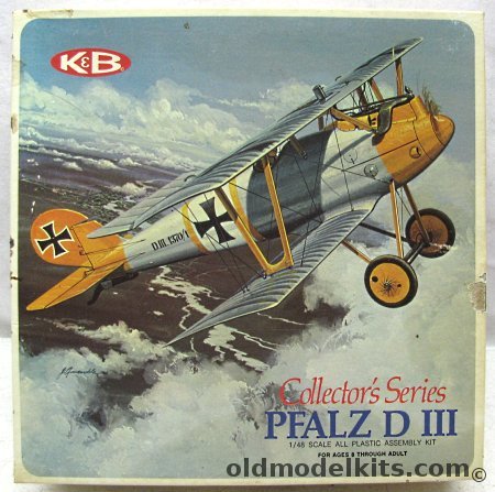 Aurora-KB 1/48 Pfalz DIII (D-III  D.III), 1109-200 plastic model kit